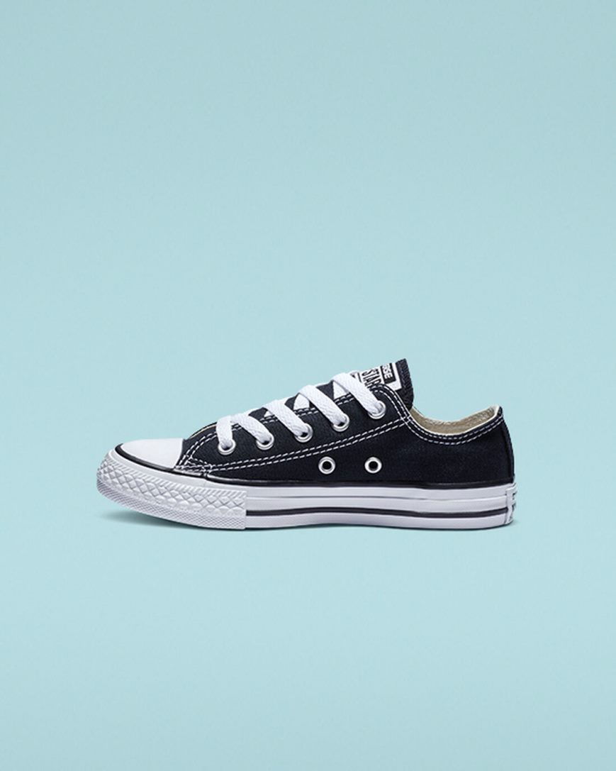 Zapatillas Bajas Converse Chuck Taylor All Star Classic Niño Negras | PE WE5L87